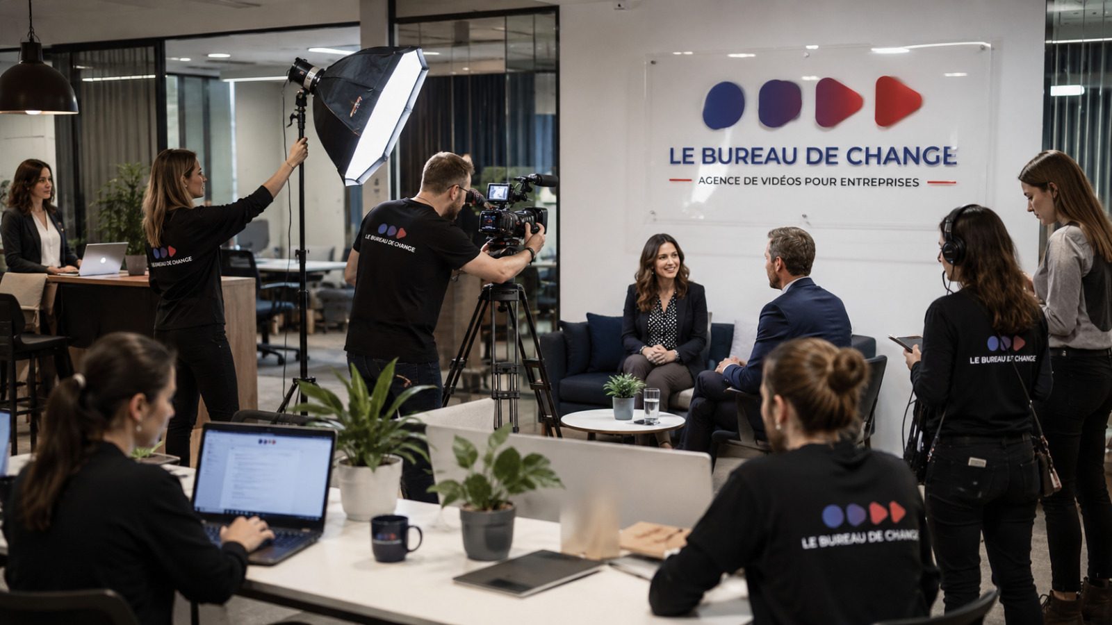 Mise en place d'une interview par l'équipe du Bureau de Change